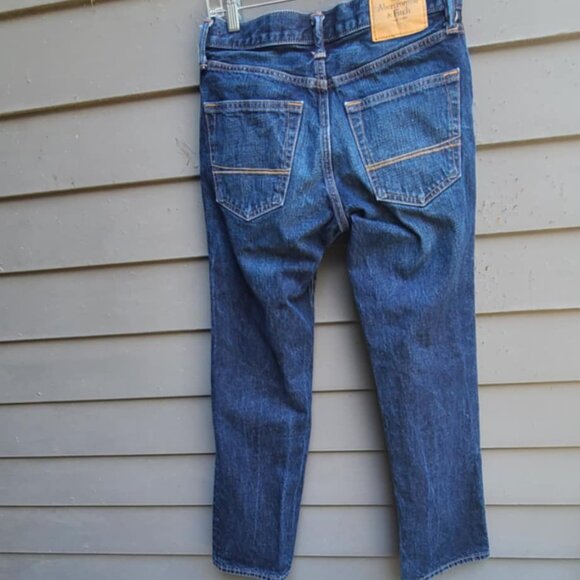 Mens Abercrombie Classic Straight Jeans size 28 x 30 Button Down Fly - Picture 4 of 12